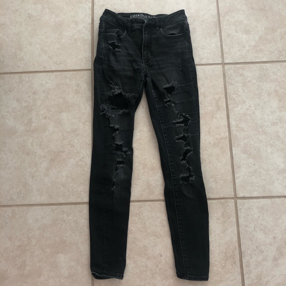 Super stretch high-rise legging jeans